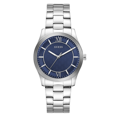 Guess "QUENTIN" Armbanduhr, Damenuhr, Herrenuhr, Edelstahlarmband, analog