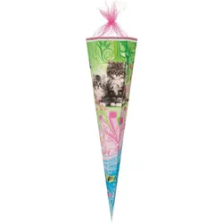 Nestler Schultüte Katzenkinder, 85cm 6-eckig