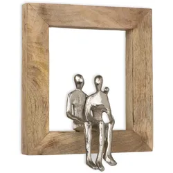 Moritz Skulptur Gemeinsam Rahmen 22,5 x 25 x 3,5 cm zum Aufhängen Wanddekoration