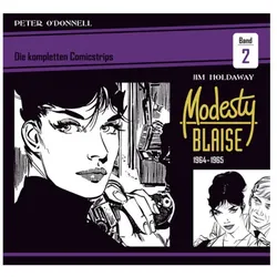 Modesty Blaise: Die kompletten Comicstrips / Band 2 1964 - 1966, Comics + Manga von Jim Holdaway, Mik Schulz, Peter O'Donnell