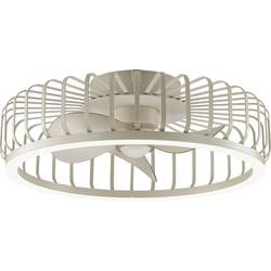 Brilliant G80920/09 LED Deckenleuchte Ventilator 48 cm beige LED-Deckenleuchte mit Ventilator LED EEK: E (A - G) 36 W Beige