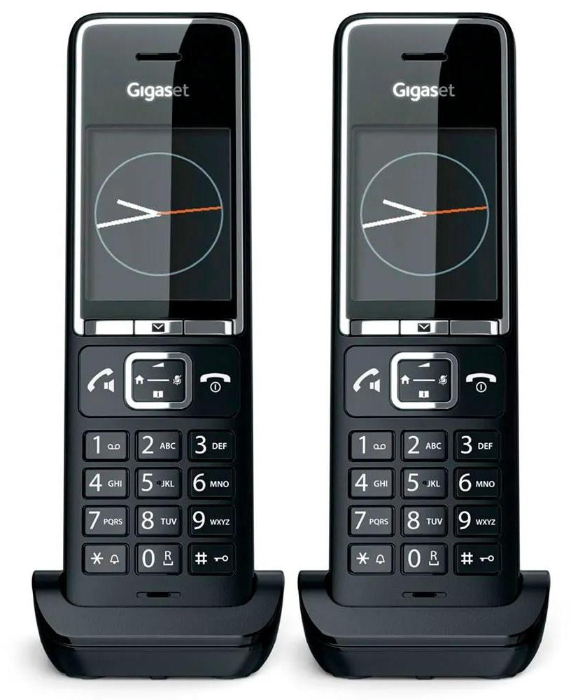 Gigaset Comfort 550HX duo draadloze telefoons zwart/chroom
