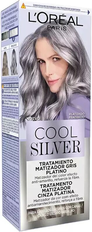 L'Oréal Paris Cool Silver Platinum Grey Toning Treatment Plateado