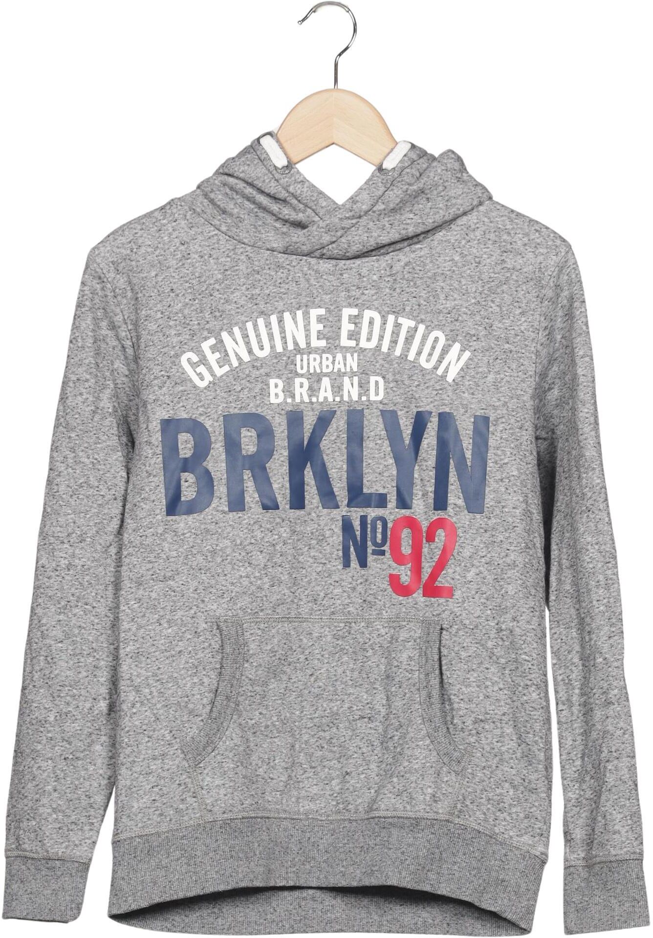 Review Jungen Kapuzenpullover oder Sweater, Grau, Gr. L, Synthetik / Baumwolle - Second Hand