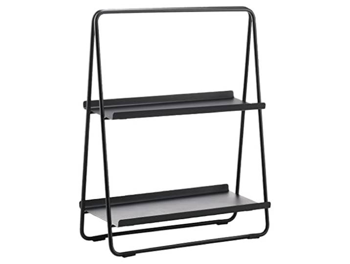 Zone Denmark A-Table Kleines Regal, Standregal aus Metall, 43 x 23 x 58 cm, Schwarz