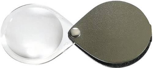 Eschenbach 1740260 Leder-Einschlaglupe Vergrößerungsfaktor: 3.5 x Linsengröße: (Ø) 60mm Grün