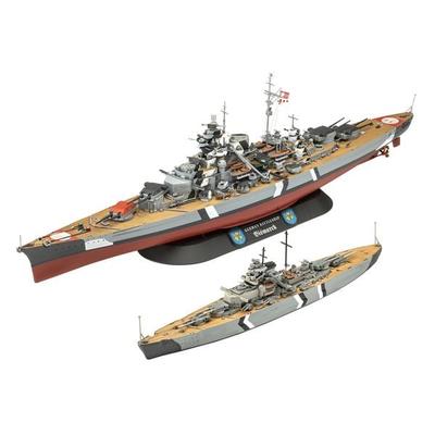 Modellbau Geschenkset The Legendary Bismarck (1:700&1:1200)