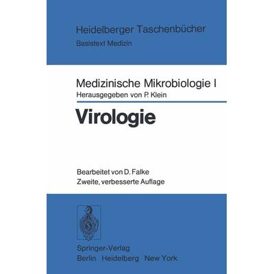 Medizinische Mikrobiologie I: Virologie, Taschenbuch von , Springer Berlin, 978-3-540-08325-2
