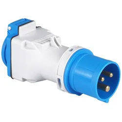 CEE Camping Adapter 16A auf 230V französisches System 3120-704-0900
