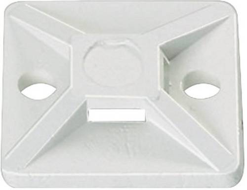 HellermannTyton MB3-N66-NA-C1 Befestigungssockel schraubbar 151-28359 4fach einfädeln, halogenfrei, UV-stabilisiert