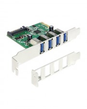 Delock PCI Express Card > 4 x USB 3.0 USB-Adapter PCIe 2.0 x 4 (89360)