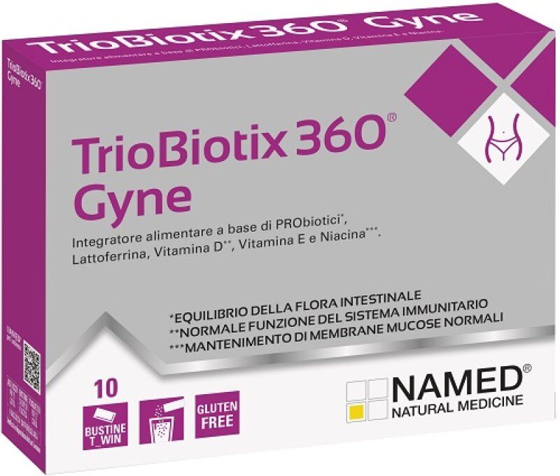 Named TRIOBIOTIX 360 GYNE 10 BUSTE