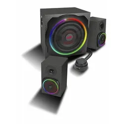 SPEEDLINK GRAVITY CARBON RGB 2.1 Subwoofer System, black