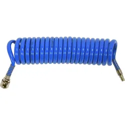 TRIZERATOP Tuyau d'air comprimé en polyuréthane, tuyau spiralé 8 x 12 mm, 5 m