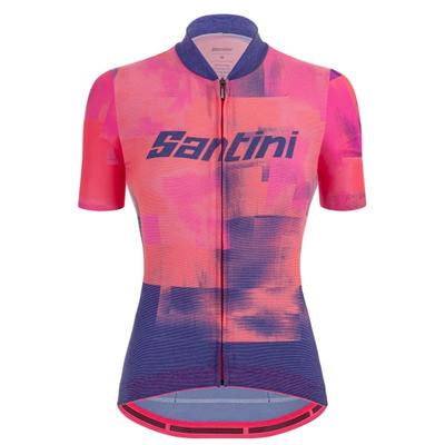 Santini - Women's Forza Indoor Jersey - Radtrikot Gr L rosa
