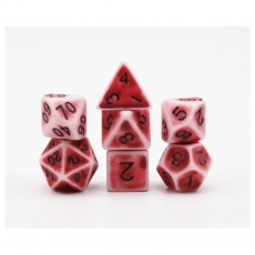 Dice4friends Würfelset Flintstone - Red (7) 285794