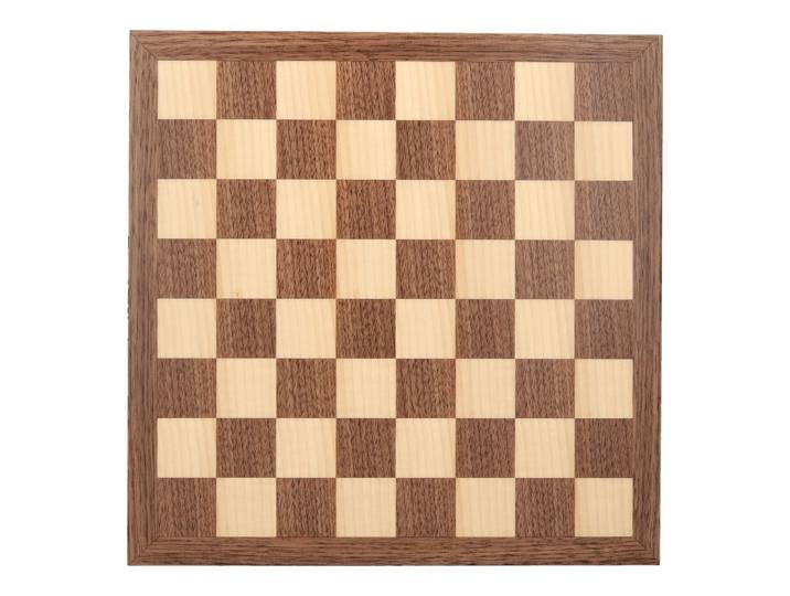 Figuren Shop GmbH Spielesammlung Schachbrett aus Walnuss- und Ahornholz - Spielbrett Schach Dekoration