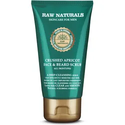 Raw Naturals, Gesichtsreinigung, Face & Beard Scrub (Reinigungspeeling, 75 ml)