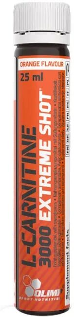 Olimp L-Carnitine + Caffeine Extreme Shot 10 Ampollas 25 ml Naranja