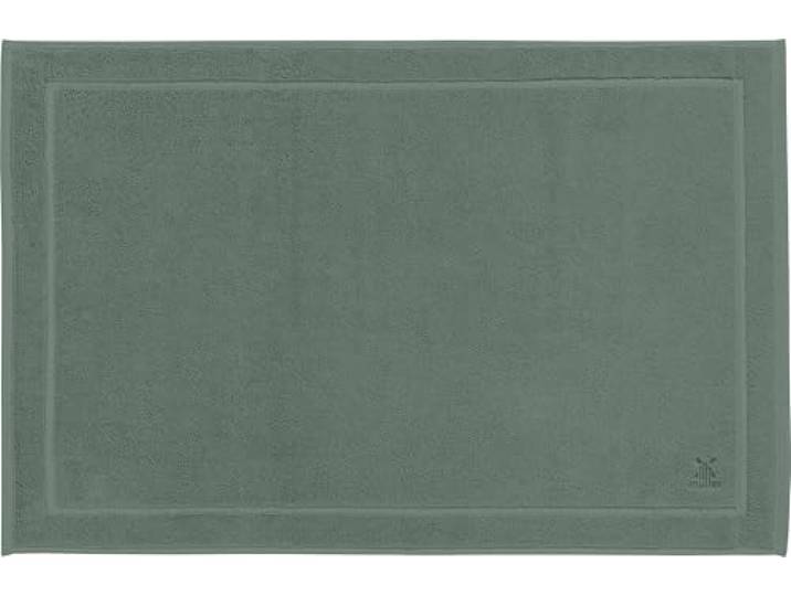 Erwin Müller Duschvorlage, Badematte Heidenheim Oliv Größe 50x80 cm - extra schwer, enorm saugstark, waschbar, trocknergeeignet