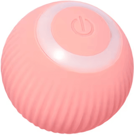 Inspire Picks Smart Automatic Rolling Cat Toy Ball Interactive Self Moving Toy For Indoor Cats smart Pink Ball 01