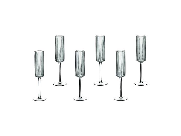 BJÖRN LINJE Lot de 6 flûtes à champagne - 20 cl