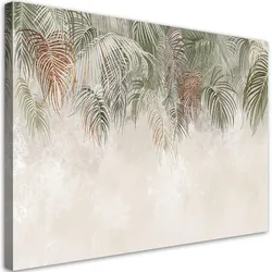 WANDBILD palmenblätter