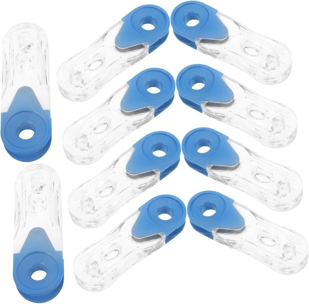10 stuks blauwe koordgewichten voor het bedienen van je rolgordijnen