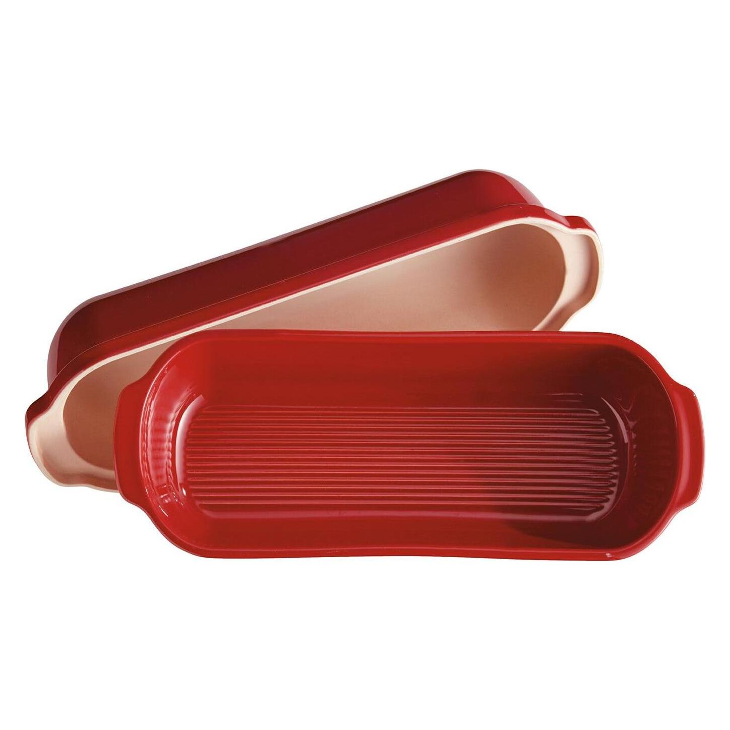 Emile Henry EH345503 Italienisches Brot Leib Bäcker, Keramik, Burgund (EH 5503 34)