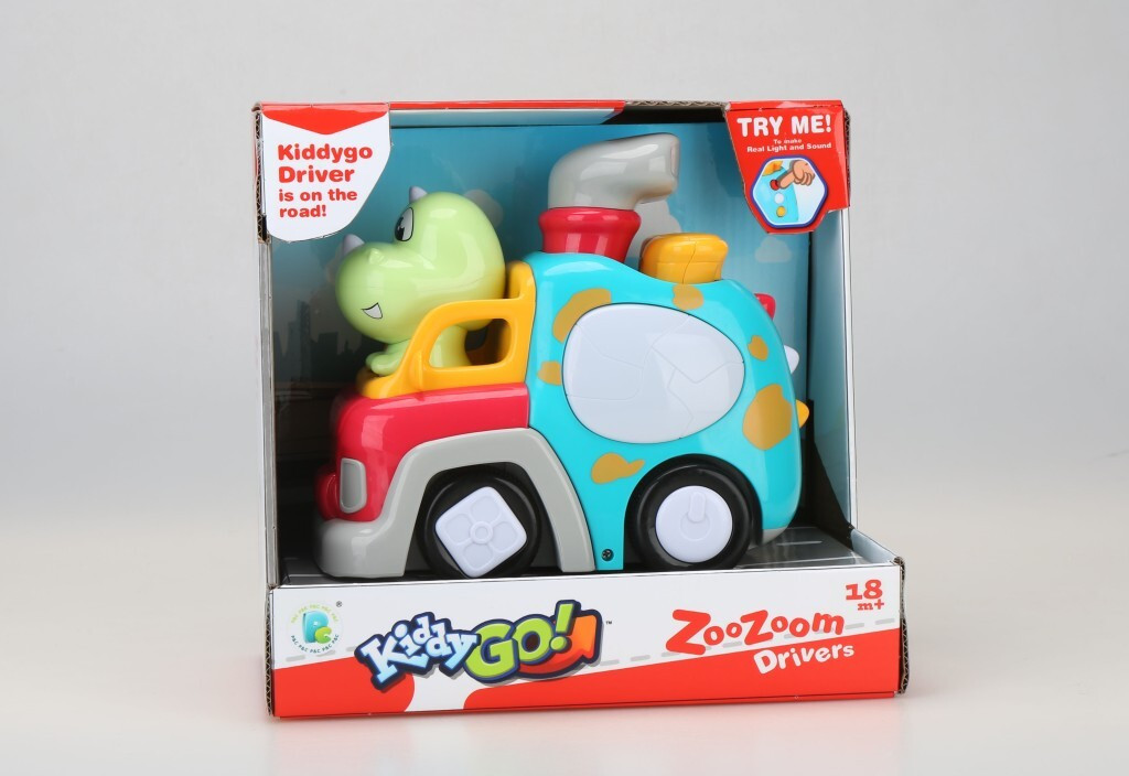 Alltoys Kiddy Go! Auto met dinosaurus