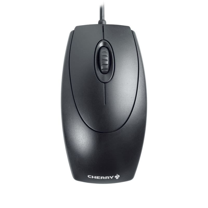 Cherry M-5450 WheelMouse Maus Schwarz kabelgebunden für Links- & Rechtshänder