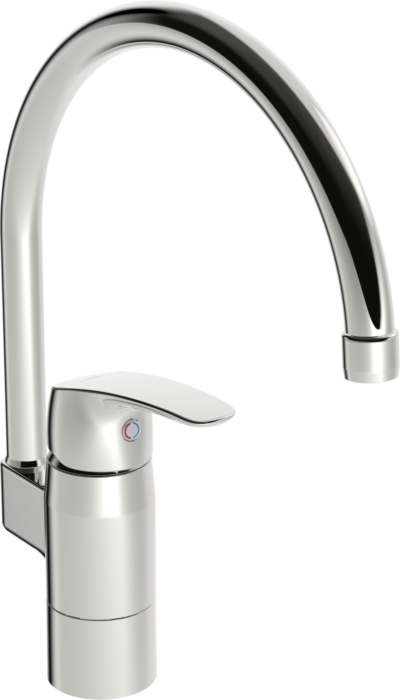 HANSAPINTO Küchenarmatur 45302203 Niederdruck, bluetoothfähig, schwenkbar, Ausladung 178mm, chrom