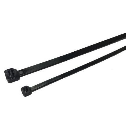 RS PRO Nylon 66 Kabelbinder Schwarz 7,6 mm x 360mm (360 mm, 100 Stk.) (2243147)