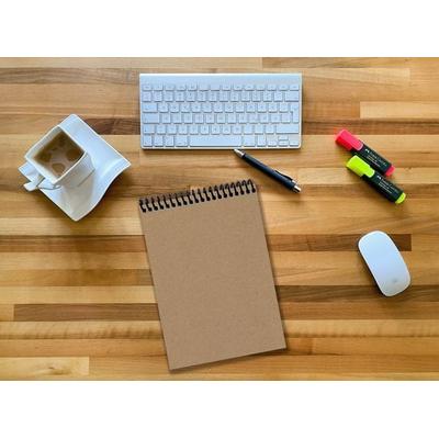 A 4 Notizblock Luxury 80 Seiten MUSKAT Designerecycling, blanko