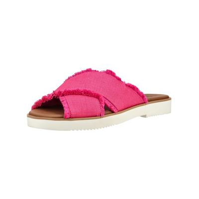 Pantolette TOMS "TOMS Pantoletten Textil", Damen, Gr. 40, pink, Textil, Schuhe Pantolette