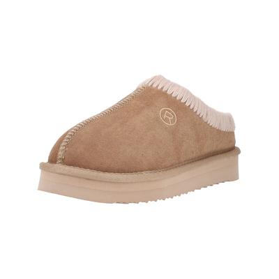 Hausschuh ROHDE "Rohde Hausschuhe Leder", Damen, Gr. 38, beige (natur), Leder, Schuhe Hausschuh