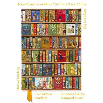 Premium Notizbuch Quartformat: Bodleian Library, Bücherregal Halligalli, Nonbook von Flame Tree Publishing, Flame Tree, 978-1-80417-753-2