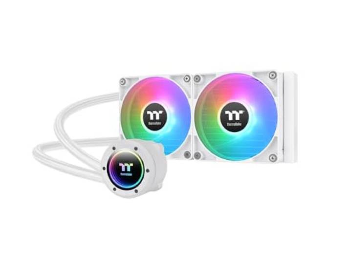 Thermaltake TH240 V2 ARGB Sync CPU Liquid Cooler Snow Edition