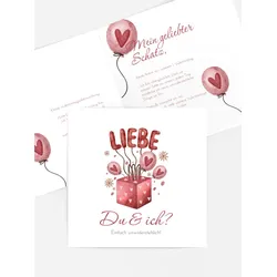 Valentinskarten selbst gestalten mit Spruch und Fotos im Onlinedesigner bei Meine-Kartenmanufaktur.de