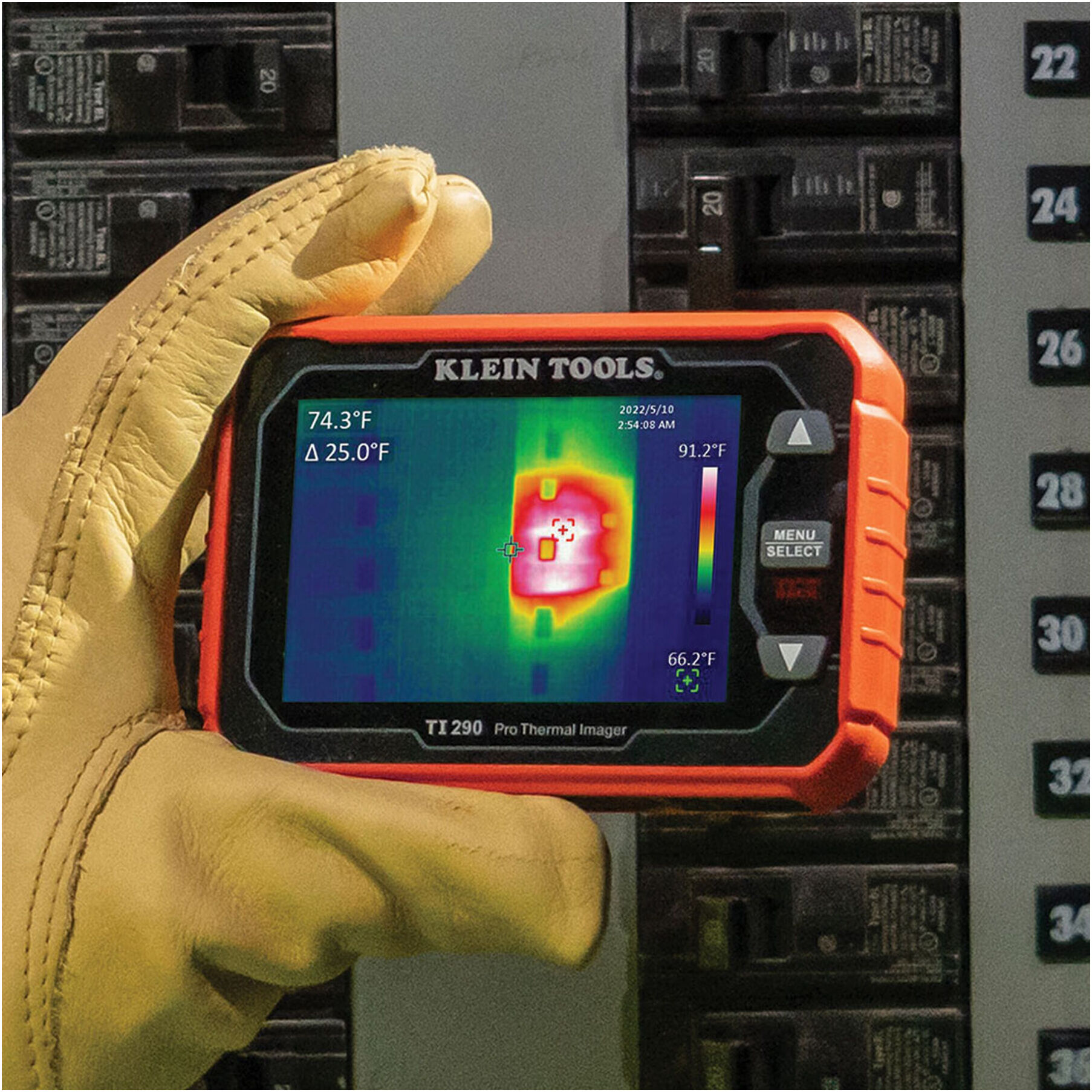 Klein Tools Wärmebildkamera 76800 Pixel -20 bis 400 °C WLAN 9 Hz (TI290)