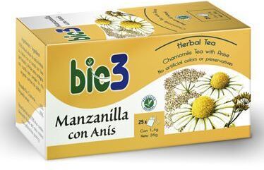 Bio3 Chamomile with Aniseed 1,4 g 25 Bags