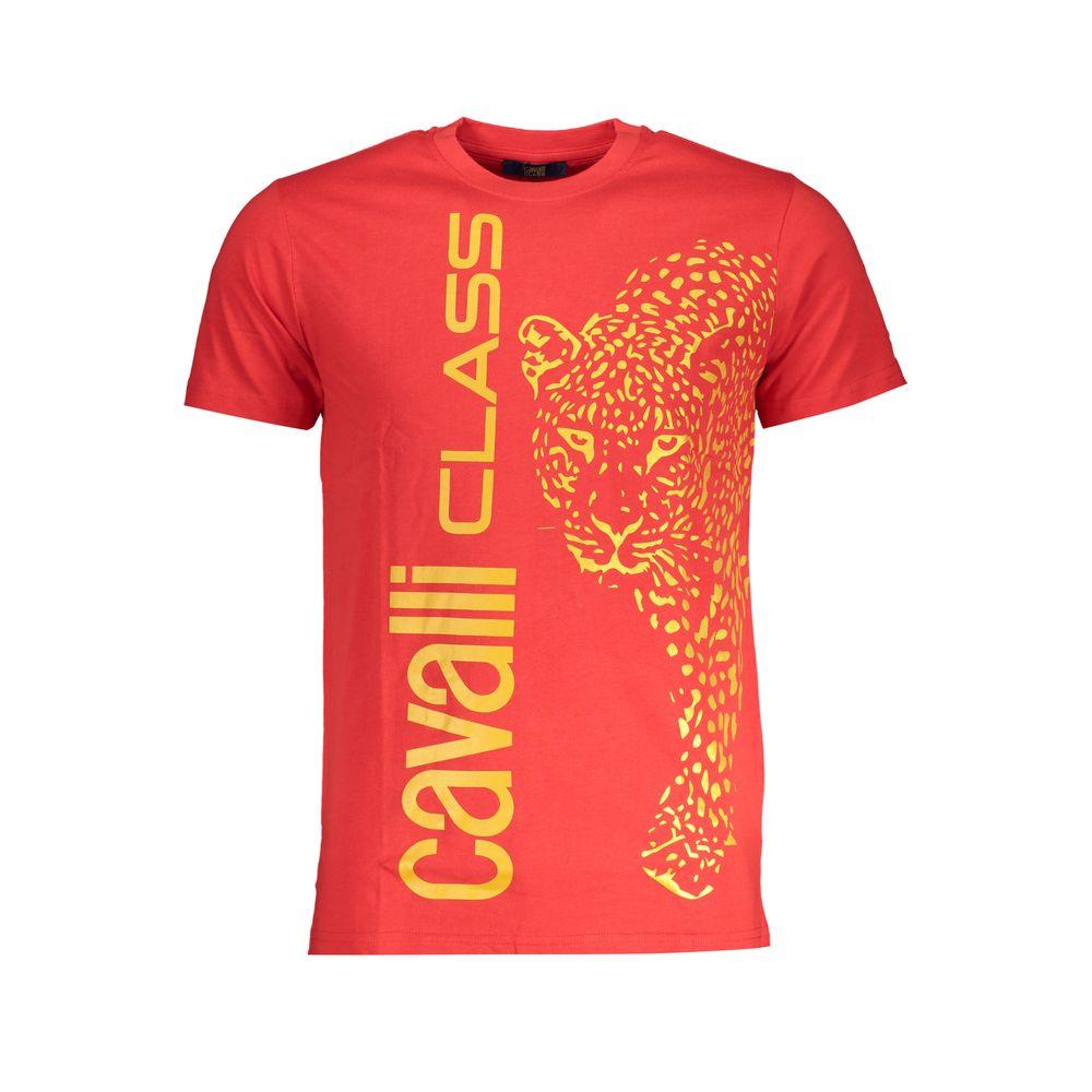 Rode T-shirt met Luipaardprint