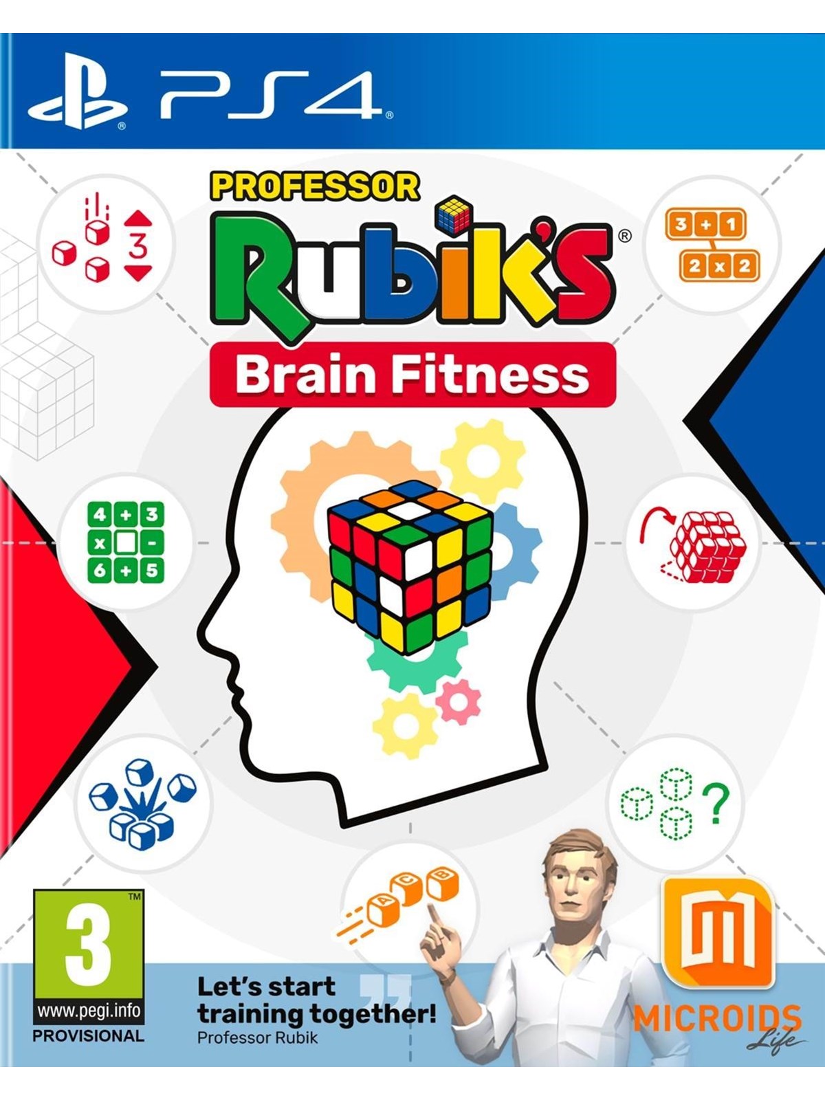 Professor Rubik's Brain Fitness - Sony PlayStation 4 - Puzzle - PEGI 3