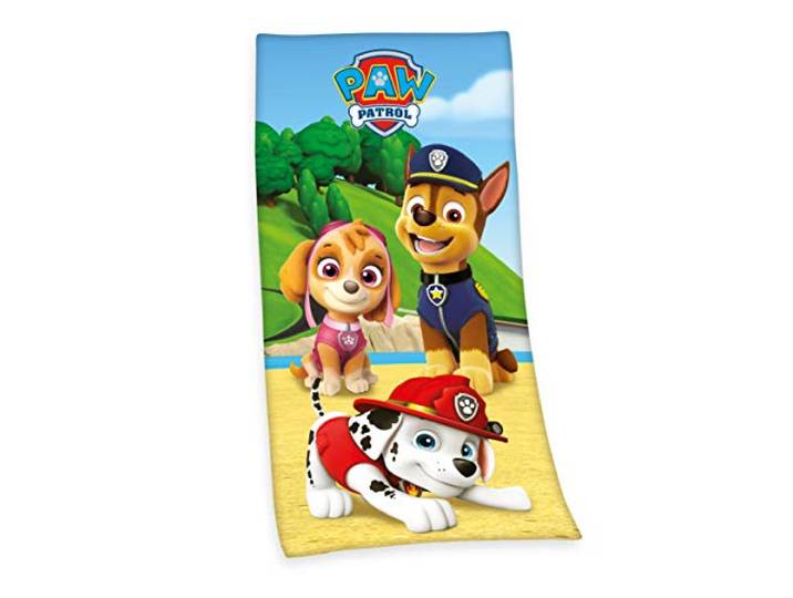 Herding PAW PATROL Badetuch, 150 x 75 cm, Baumwolle, Mehrfarbig