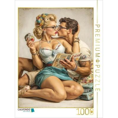 CALVENDO Puzzle Ein Küsschen für dich | 1000 Teile Lege-Größe 64x48cm Foto-Puzzle für glückliche Stunden, Sonstige von , Calvendo Puzzle