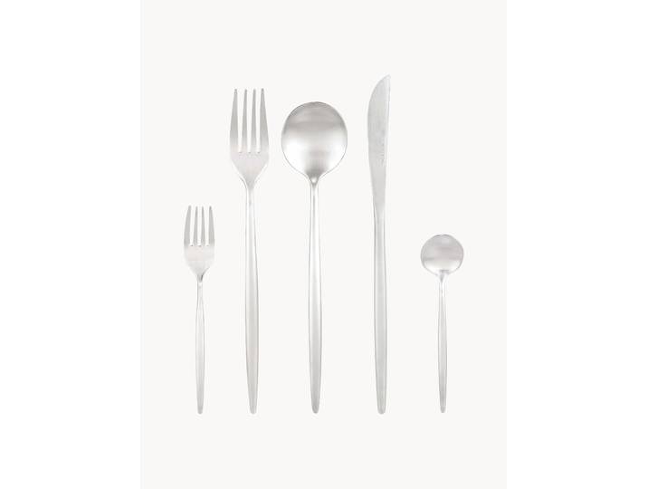 Ménagère brossée mate Shimmer, tailles variées