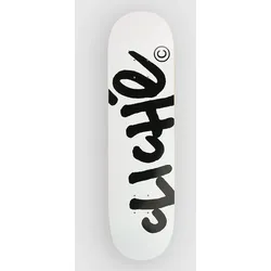 Cliché Handwritten 8.25" Skateboard Deck white / black Gr. Uni