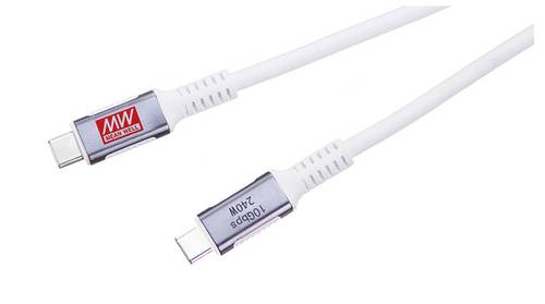 MEAN WELL USB-C Kabel USB-C Stecker 1m USB3.2TYPECPD3.1240W