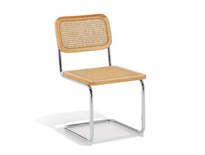 Lot de 2 chaises en rotin rotin clair