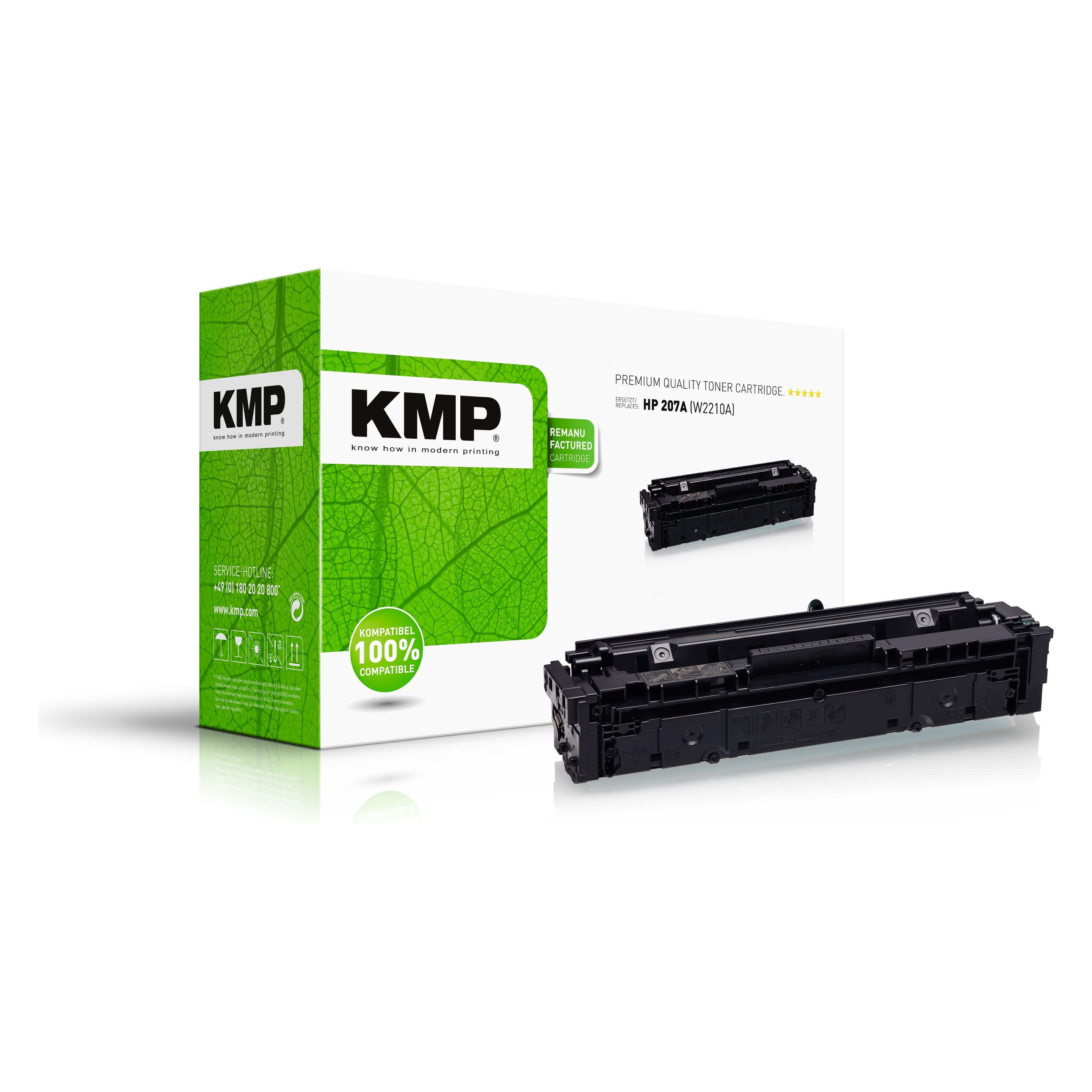 KMP Toner schwarz ersetzt HP W 2210 A No. 207 A (BK) (2558,0000)